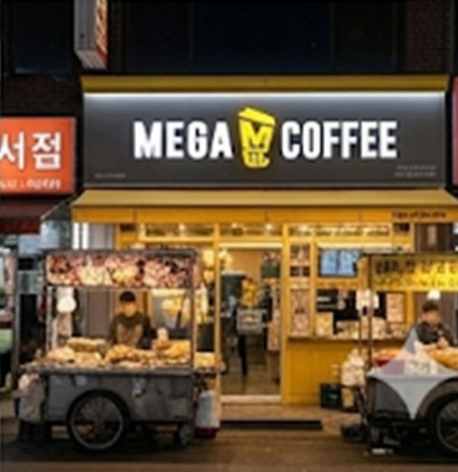 [도봉구][메가커피] 오토로 운영돼 시간을 나눠 쓸 수 있는 매장입니다