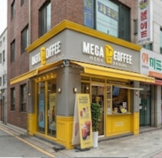[동안구][메가커피] 15평 규모를 오토로 운영하고 있는 매장입니다